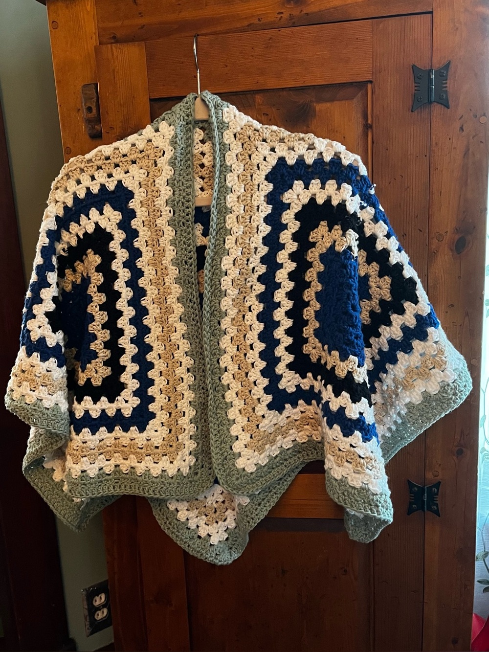 Handmade Cozy Crochet Women's Shawl 100% cotton